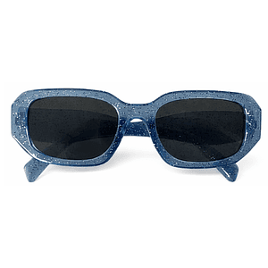 Lentes glitter azules
