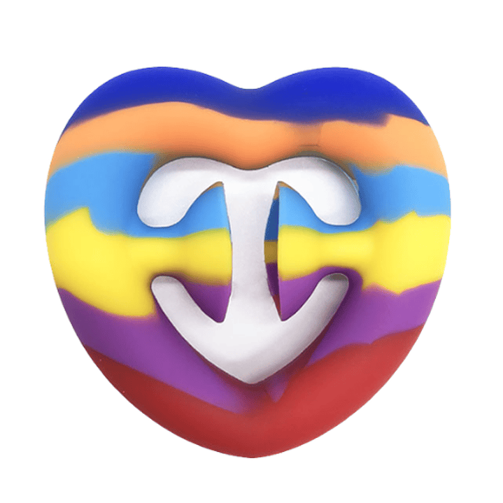 Snapper Fidget toy multicolor corazón 1