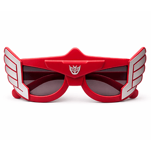 Lentes superhéroe rojos