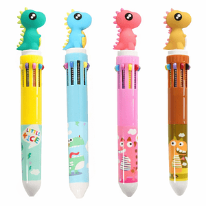 Lápices 10 colores dinosaurio (4 unidades)