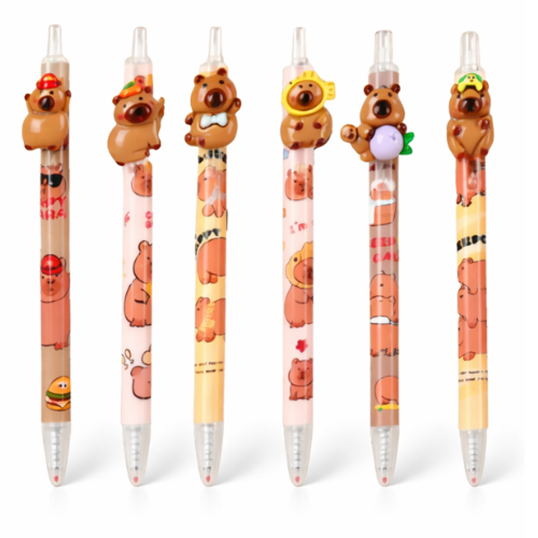 Lápiz pasta capibara (4 unidades) 1