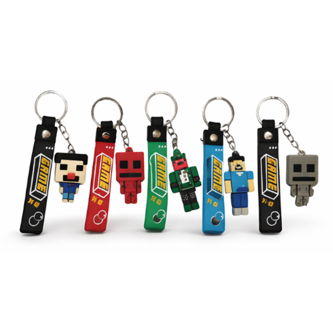 Llaveros Minecraft (4 unidades) 1