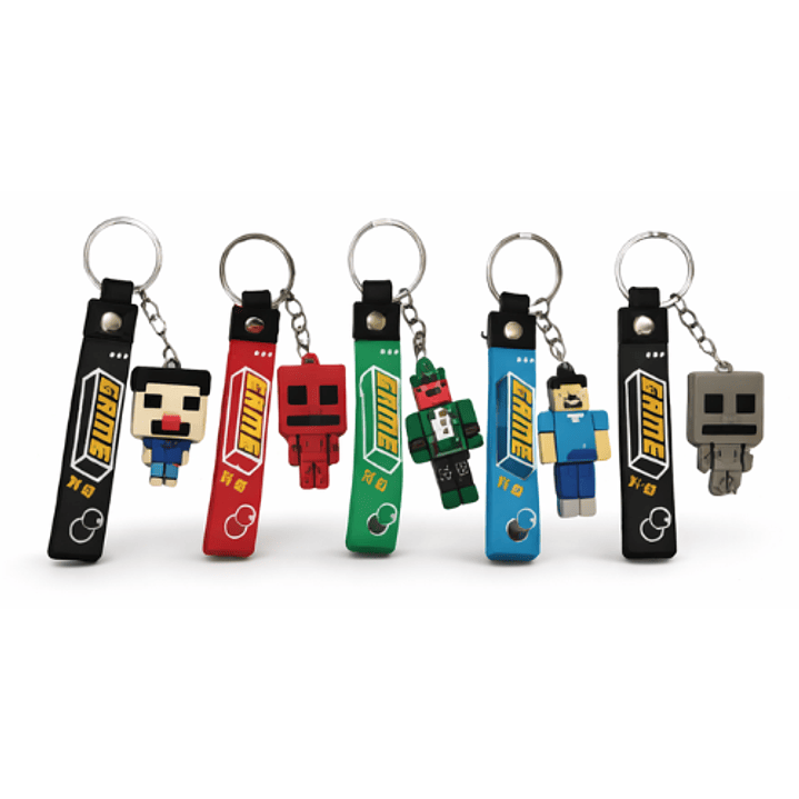 Llaveros Minecraft (4 unidades) 1