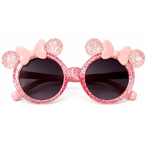 Lentes Orejitas Glitter Rosadas