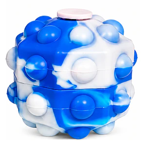 Pelota Pop It Spinner Azul