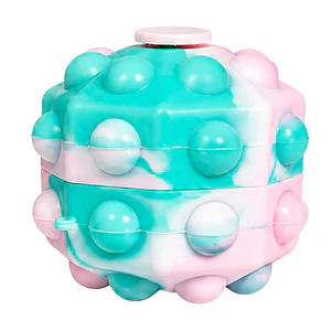 Pelota Pop It Spinner Rosa