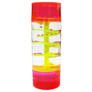 Reloj lava sensorial rojo