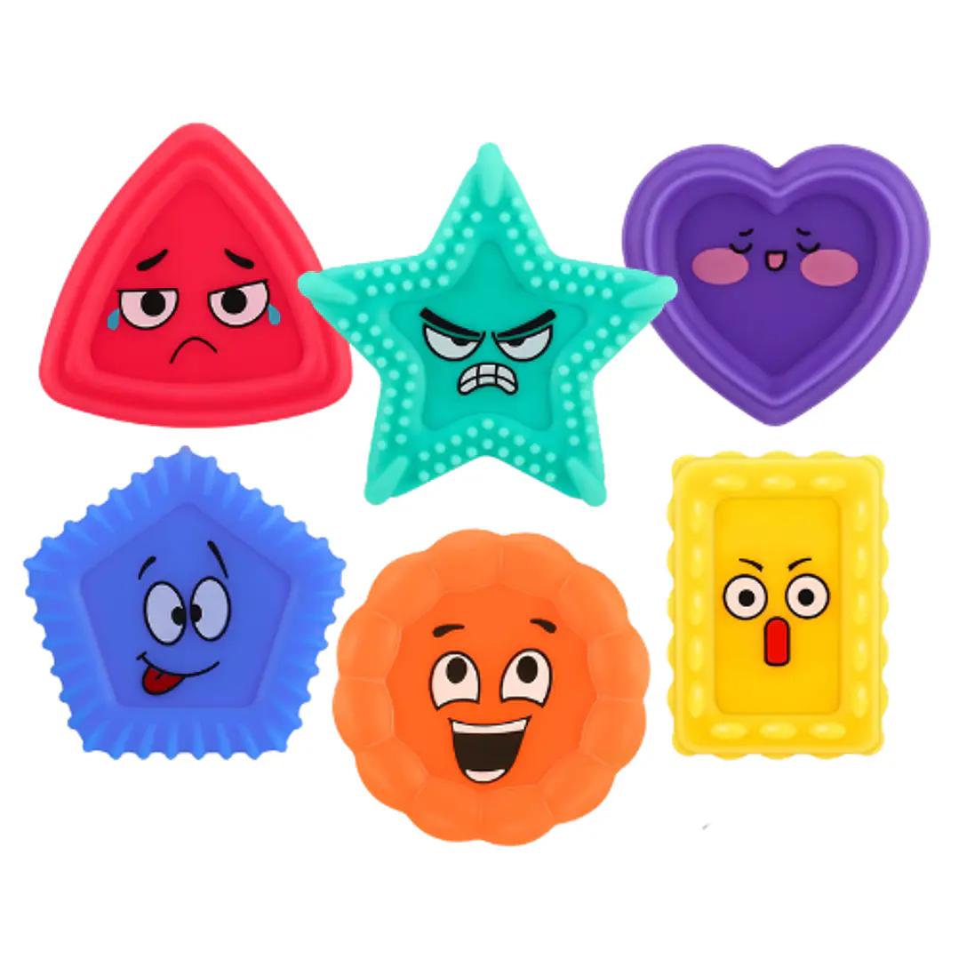 Piedras sensoriales emociones (6 unidades) 1