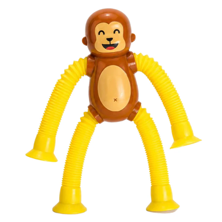 Monito sensorial tubitos amarillo 1