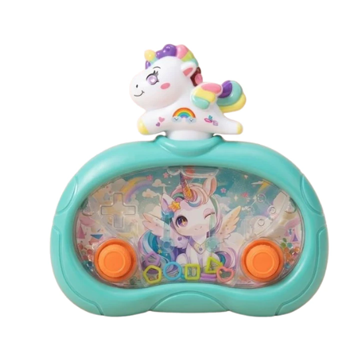 Juego agua unicornio rosado 1