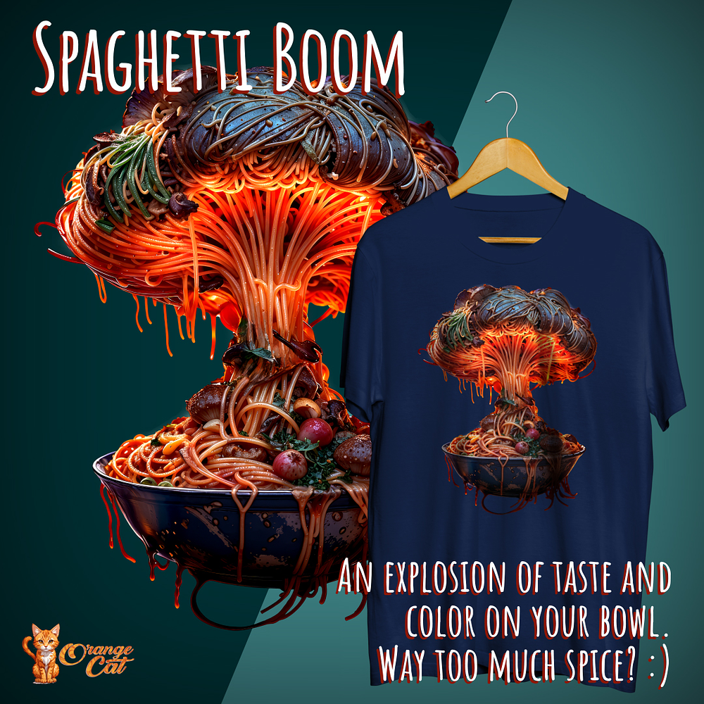 Spaghetti - T-shirt - Unisexo G5 2