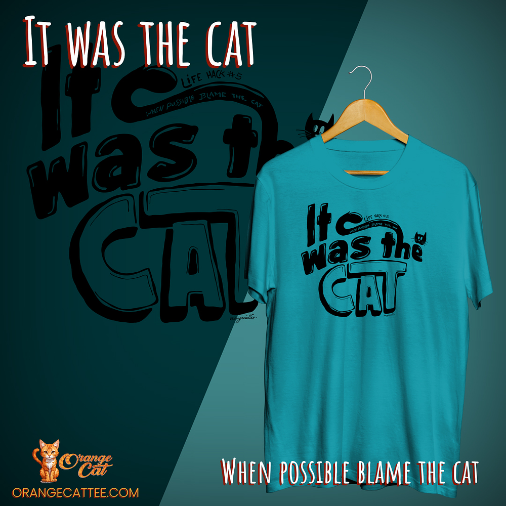 It Was The Cat - T-shirt - Mulher BC64 2