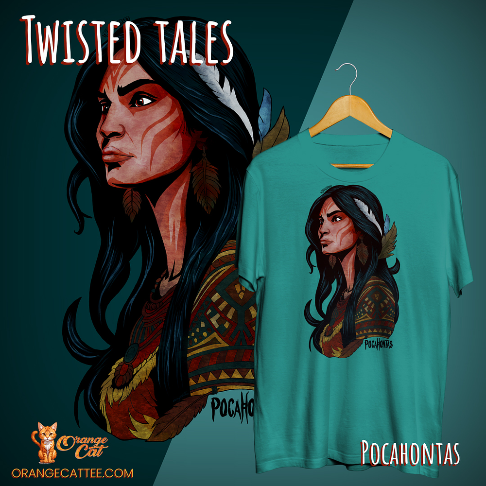 Pocahontas - T-shirt - Unisexo BC3 2