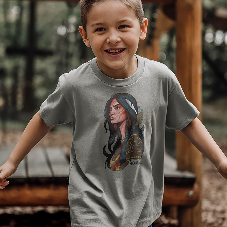 Pocahontas - T-shirt - Criança G5B