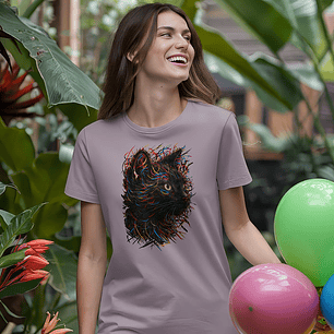 Party Cat 1 - T-shirt - Mulher G64L