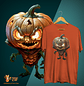 Pumpkin Man - T-shirt - Criança G5B - Thumbnail 2