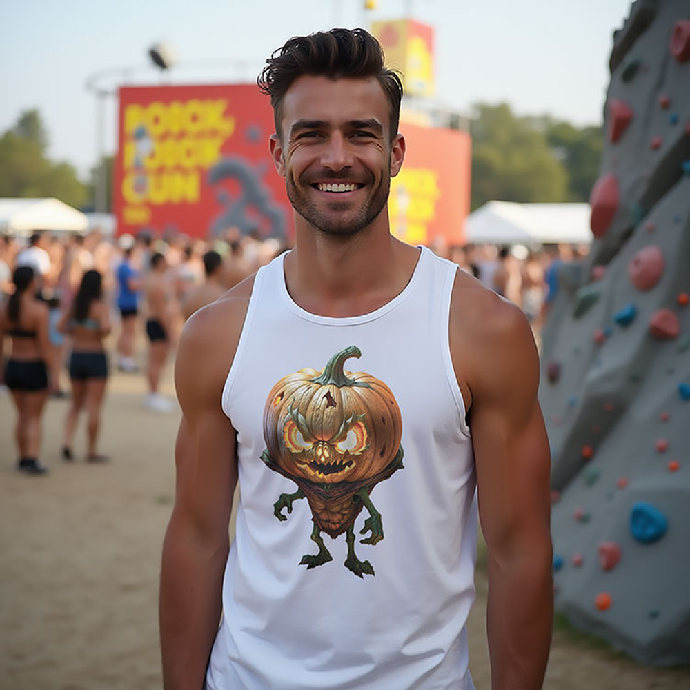 Pumpkin Man - Tank Top - Unisexo P 1