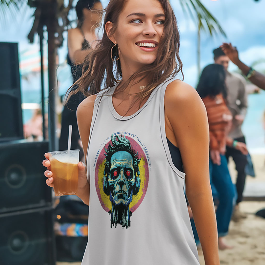 Music Zombie - Tank Top - Mulher BC88