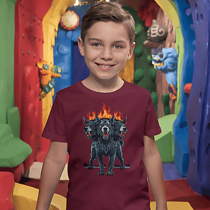 Cerberus - T-shirt - Criança G5B