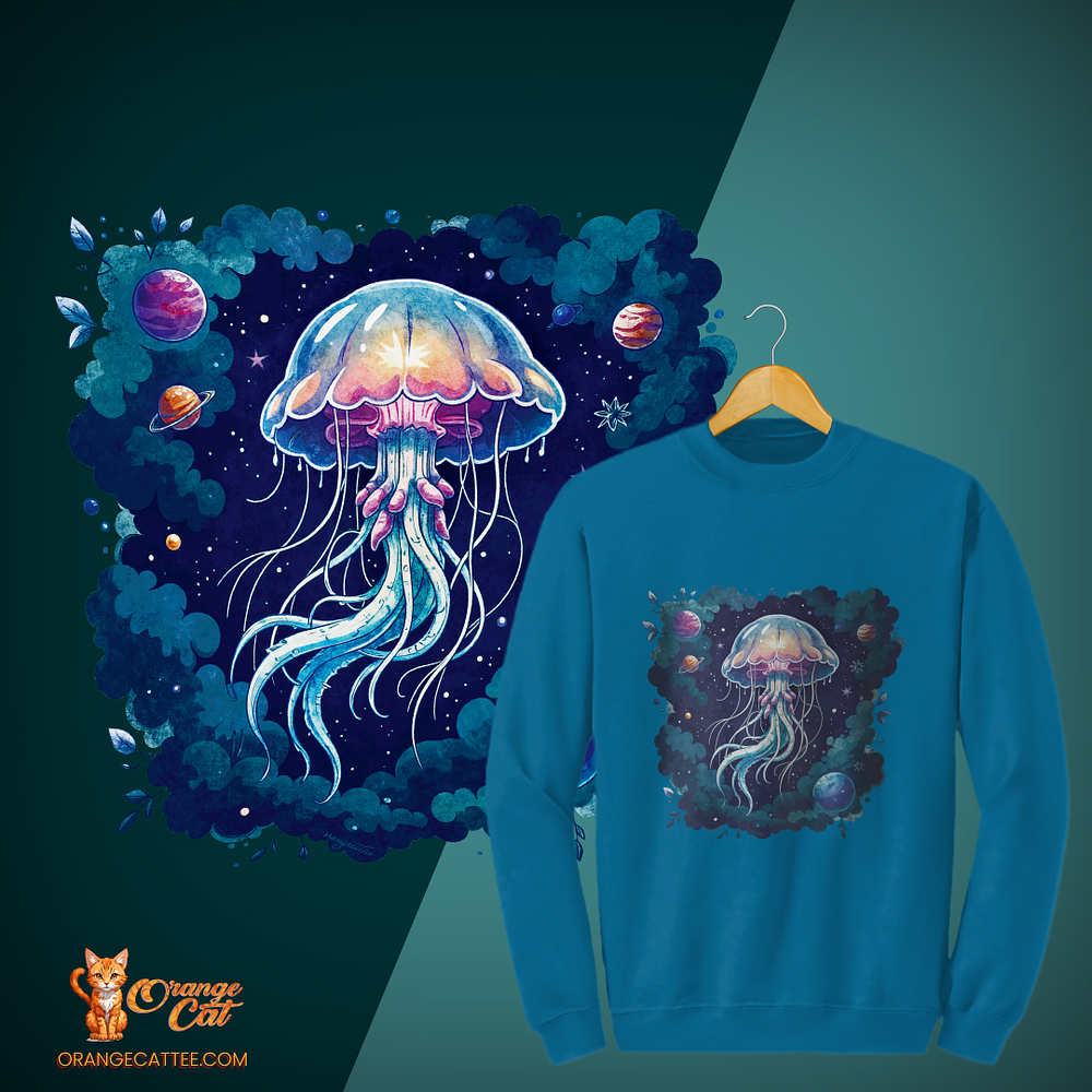 Medusa Espacial - T-shirt - Mulher G64L 2