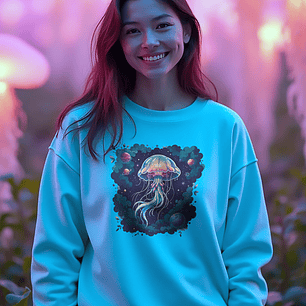 Medusa Espacial - Sweatshirt - Unisexo G18