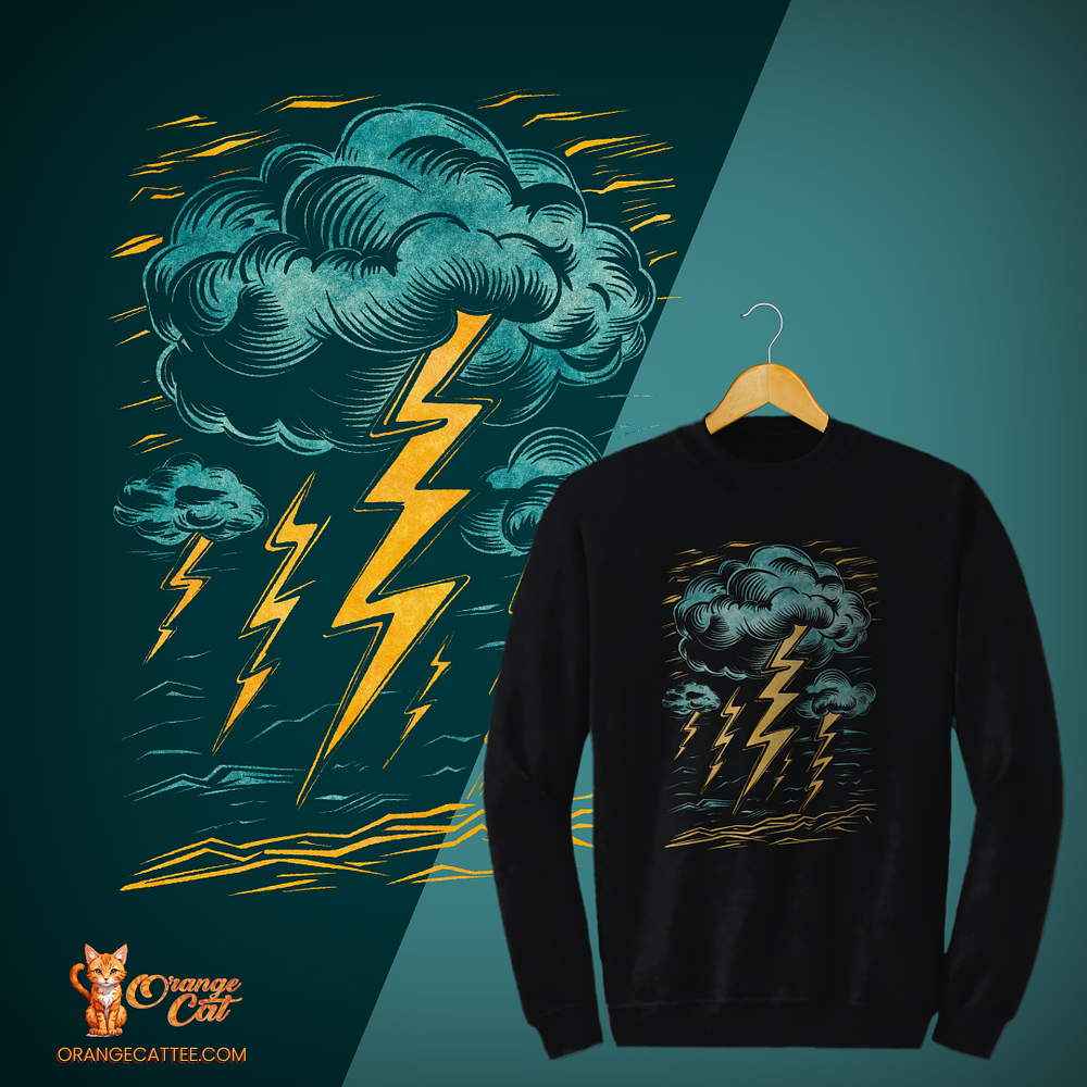 Thunderstruck - Hoodie - Criança S4238 2