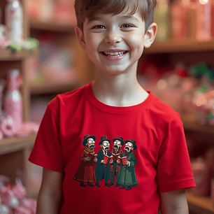 Caroling - T-shirt - Criança G5B