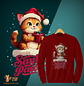 Santa Paws - T-shirt - Mulher G64L - Thumbnail 2