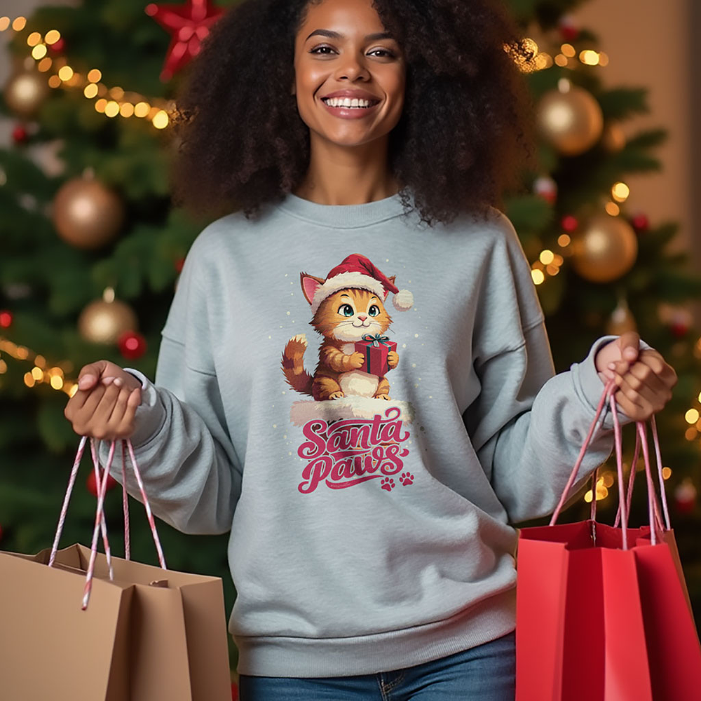 Santa Paws - Sweatshirt - Unisexo G18 1