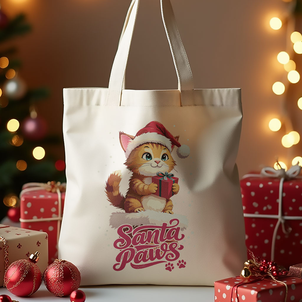 Santa Paws - Tote bag - Clássico