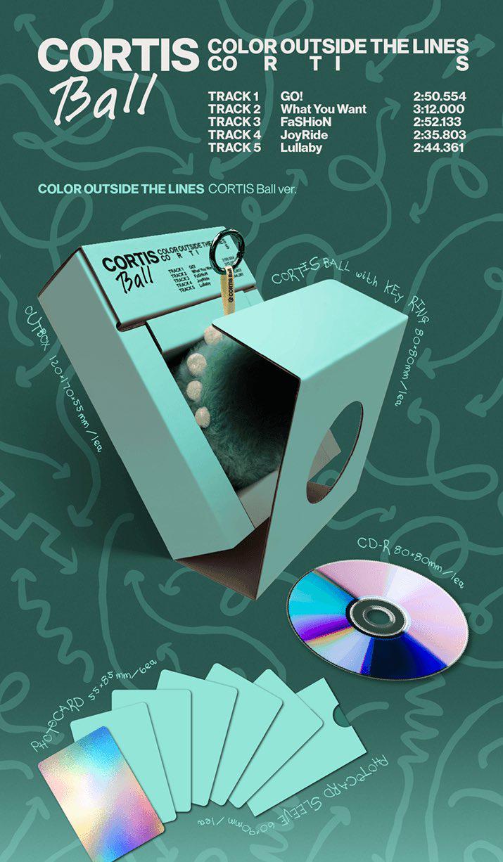 [3RA PREVENTA] CORTIS - 1ST EP COLOR OUTSIDE THE LINES BALL VERSION 2