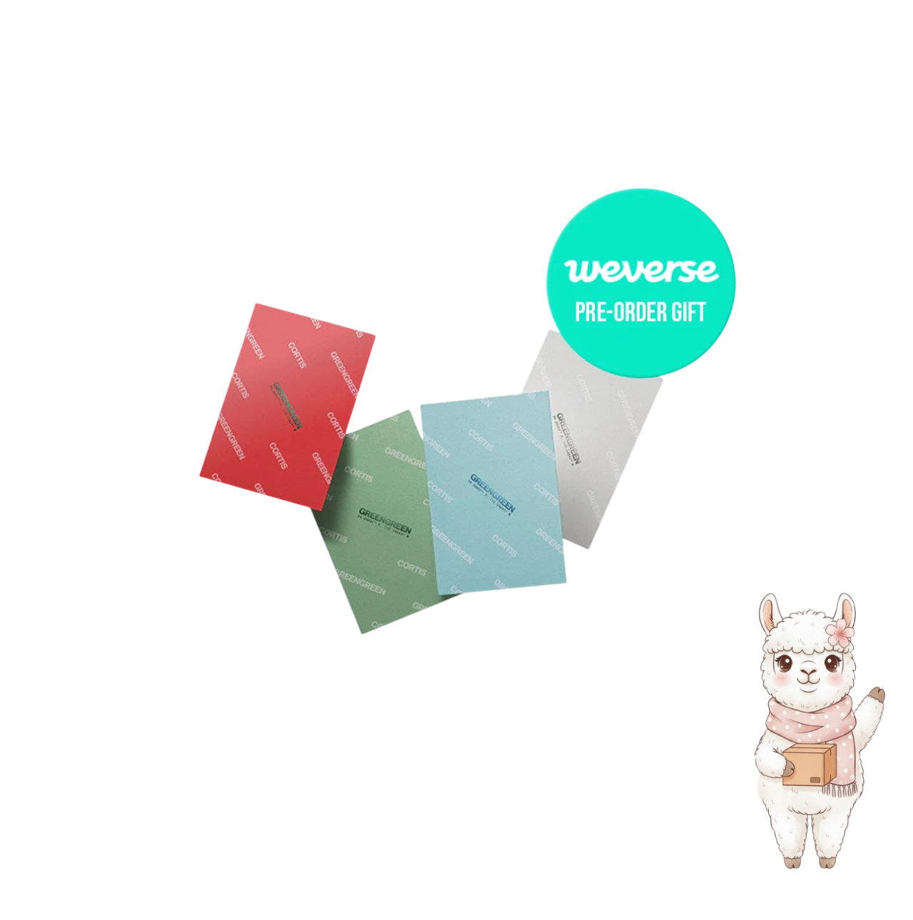 [PREVENTA] CORTIS - 2ND EP GREENGREEN WEVERSE VER. + POB WEVERSE 1
