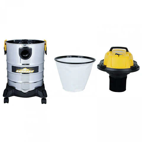 Aspiradora Polvo/Agua 30L – 1600W Tanque Inoxidable