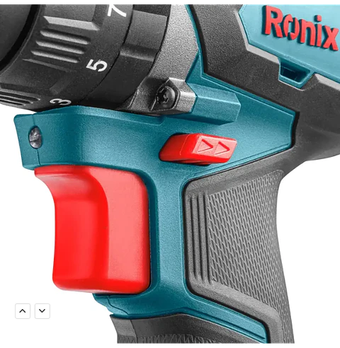 Taladro Atornillador Inalámbrico Ronix 8900K – 13 mm / 45 Nm / 2 Baterías