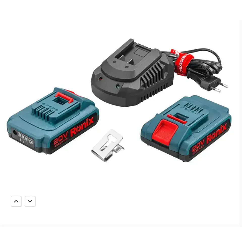 Taladro Atornillador Inalámbrico Ronix 8900K – 13 mm / 45 Nm / 2 Baterías 3