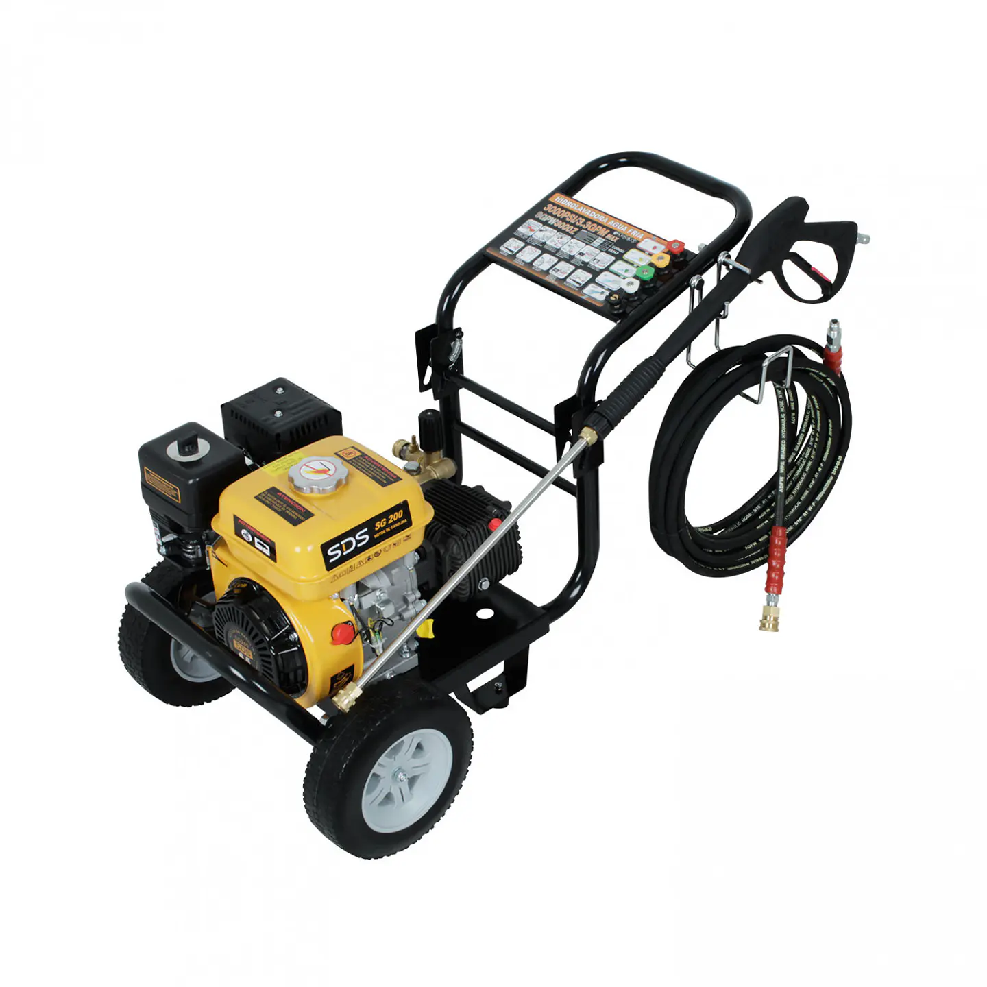Hidrolavadora a Gasolina SGPW3000Z – 206 Bar / 6,5 HP / 12,6 L/min 1
