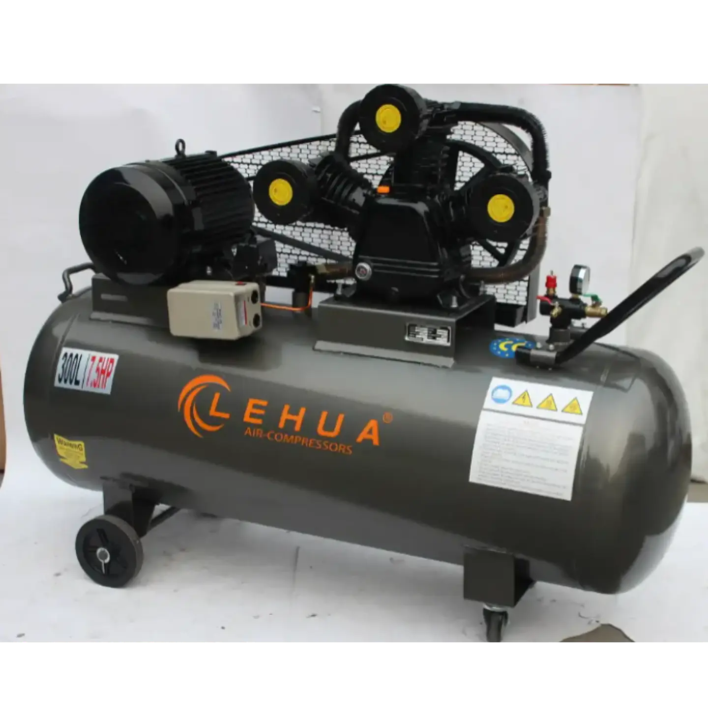 Compresor Lehua 7.5 HP / 300 Litros / Trifásico – Alto Caudal 900 L/min 1