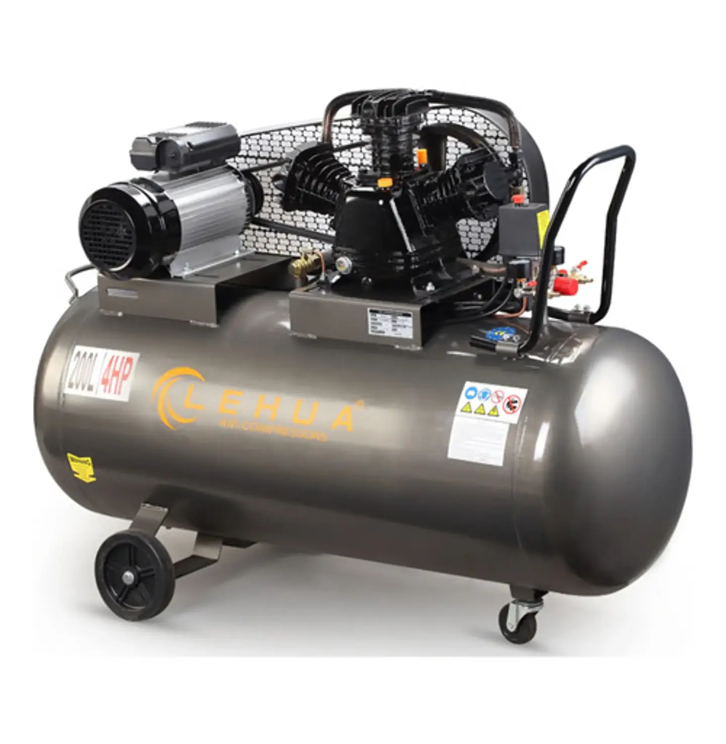Compresor Lehua LHW – 4 HP / 200 Litros / Trifásico  1