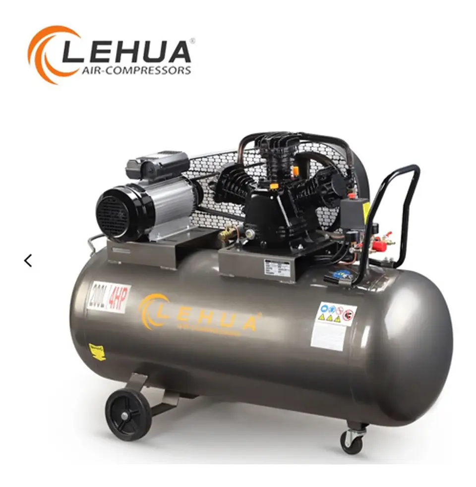 Compresor Lehua LHW – 4 HP / 200 Litros / Trifásico  2