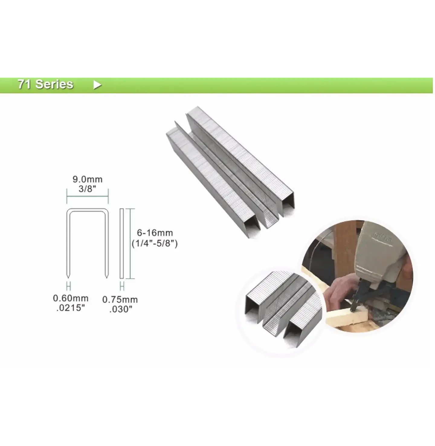 Corchetera Neumática Profesional Meite 7116MT 3