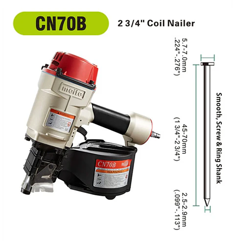 Clavadora Neumática Meite CN70 para Pallets y Construcción