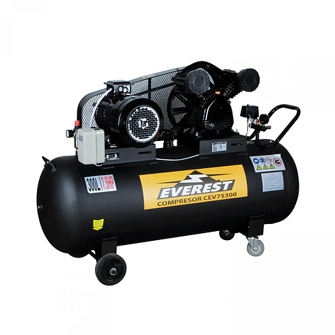 Compresor Everest CEV75300 – 7,5 HP, 300 Litros, Trifásico 380V