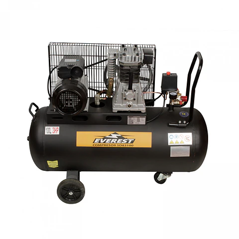 Compresor Everest – 3 HP, 100 Litros, Monofásico 220V