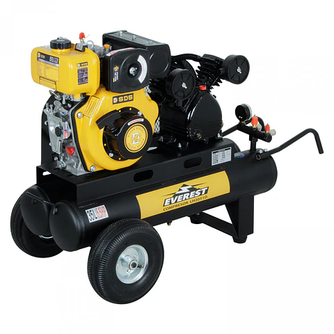 Compresor Autónomo Diésel 5.5HP 35L Everest LH2051D