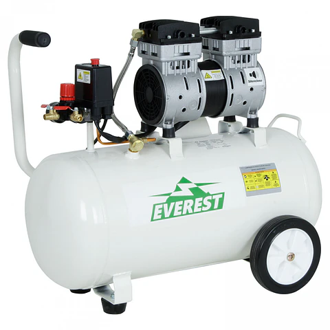 Compresor Silencioso Sin Aceite Everest 1,05 HP 40L – EWS40B