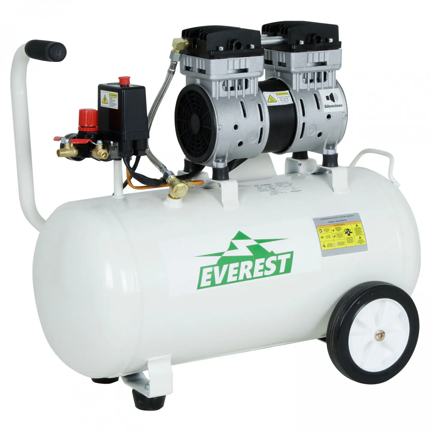 Compresor Silencioso Sin Aceite 1,05 HP 40L – EWS40B 1