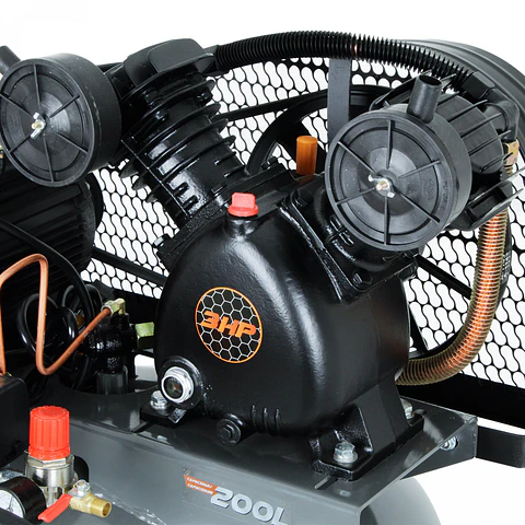 Compresor Vertical Profesional 3HP 200 Litros