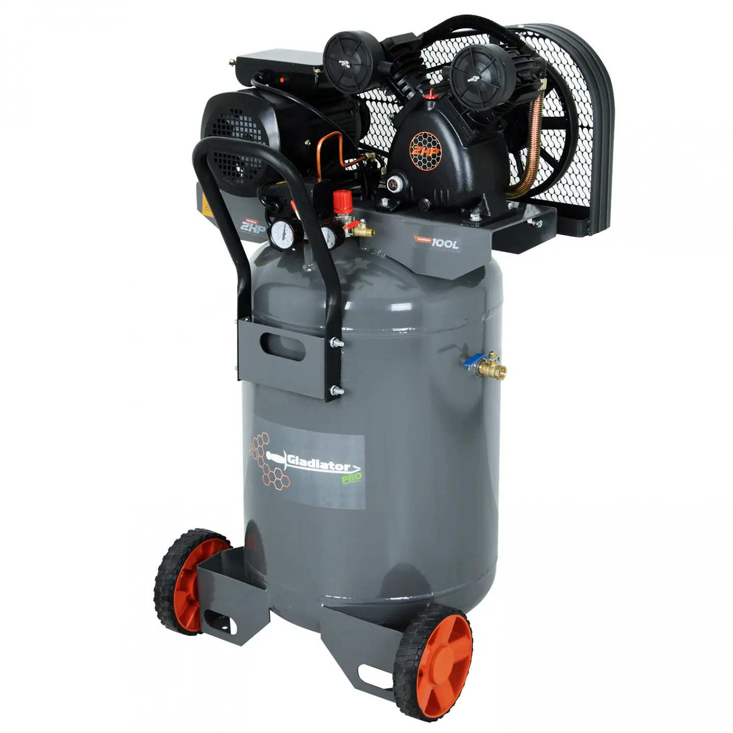 Compresor Vertical 2HP 100L 1