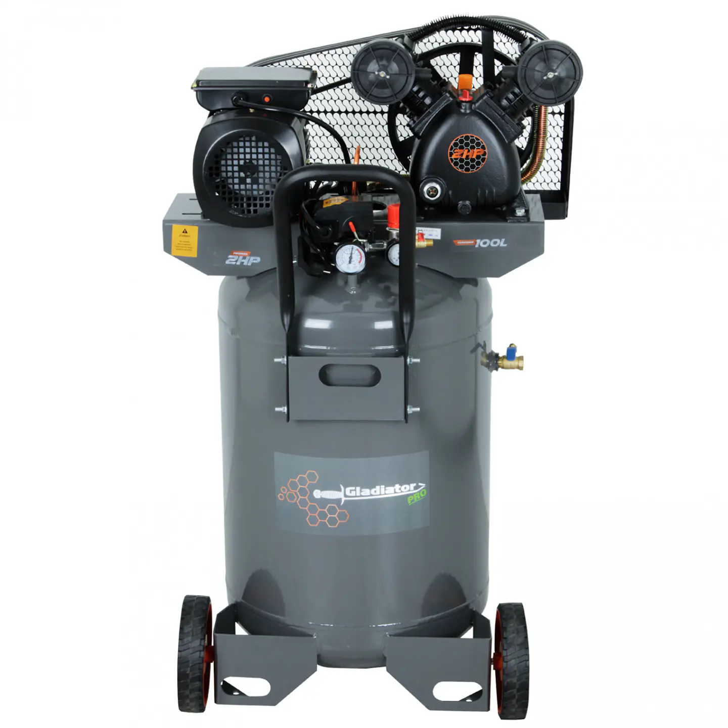 Compresor Vertical 2HP 100L 2
