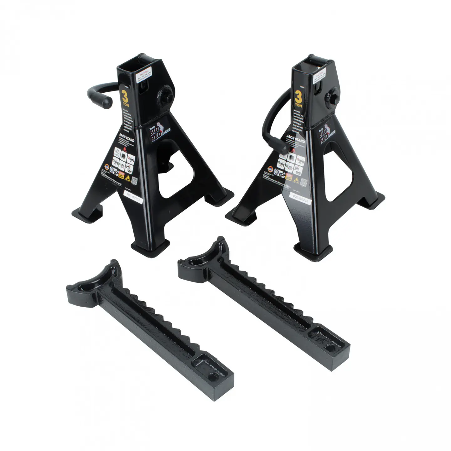 Banquillos Mecánicos 3 Toneladas (Par) – Altura 285 a 445 mm 2